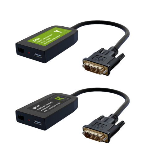 4K DVI pigtail fiber extender LC interface industrial video signal fiber tail extension
