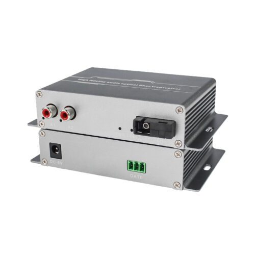 RCA Audio over fiber 4 Channel Unidirectional RCA Stereo Audio Fiber Extender