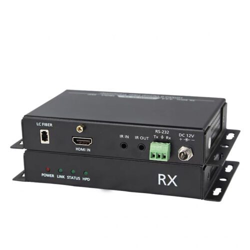 1LC single mode 700M HDMI2.0 fiber extender uncompressed video support bidirectional RS-232 and IR