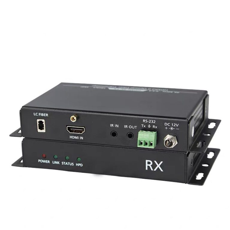 1LC single mode 700M HDMI2.0 fiber extender uncompressed video support bidirectional RS-232 and IR