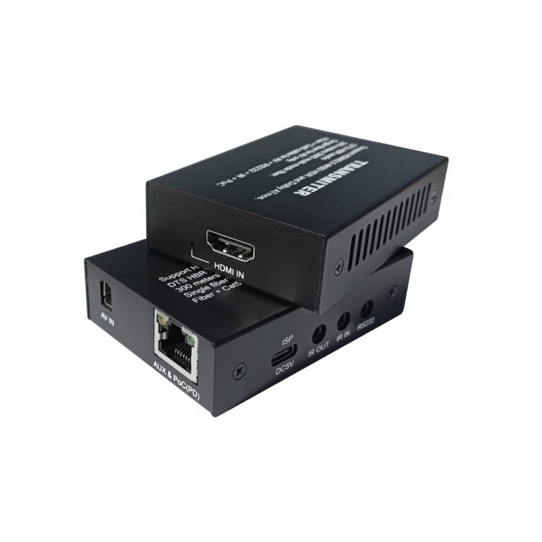 1LC multimode 300M HDMI2.0 fiber extender compatible mainstream video signal plug and play