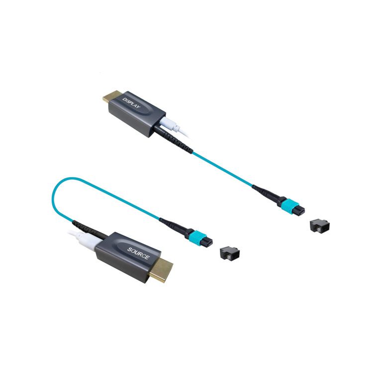 Detachable HDMI 2.1 over MPO Fiber Extender 8K60hz and 4K120hz