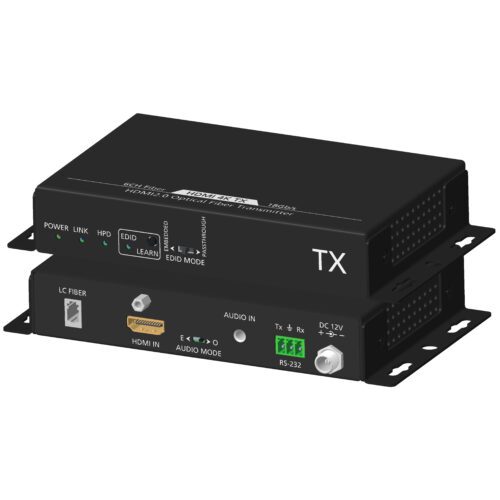 Single mode 700M lossless HDMI2.0 fiber extender zero delay pure video signal long distance extension