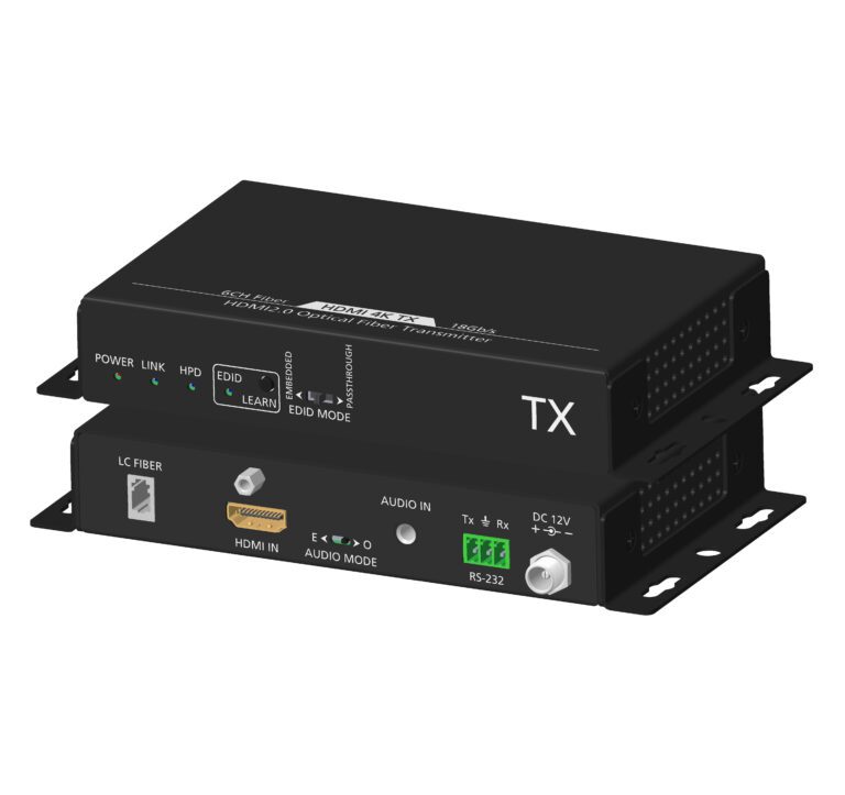 Single mode 700M lossless HDMI2.0 fiber extender zero delay pure video signal long distance extension