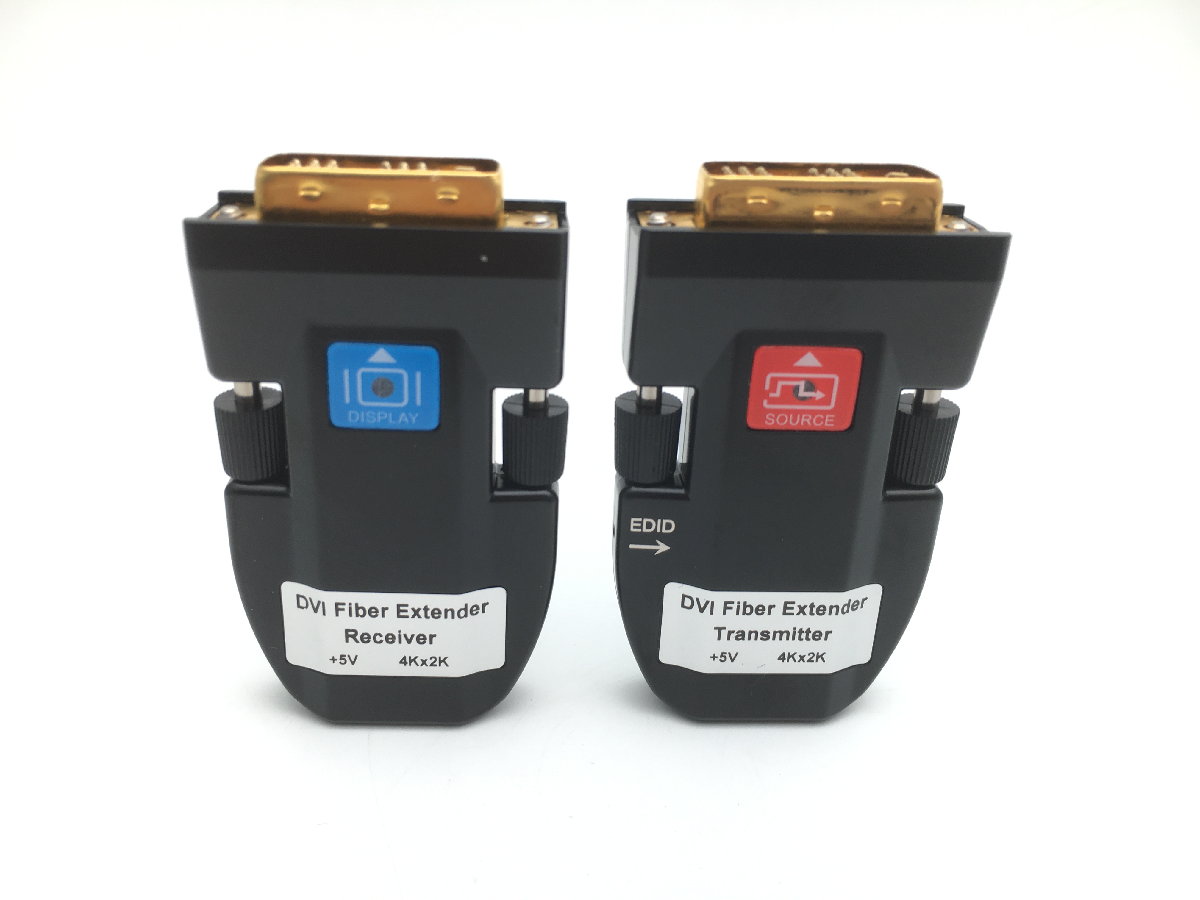 1xLC Detachable DVI Fiber Extender-4Kx2K@30HZ, Single-mode