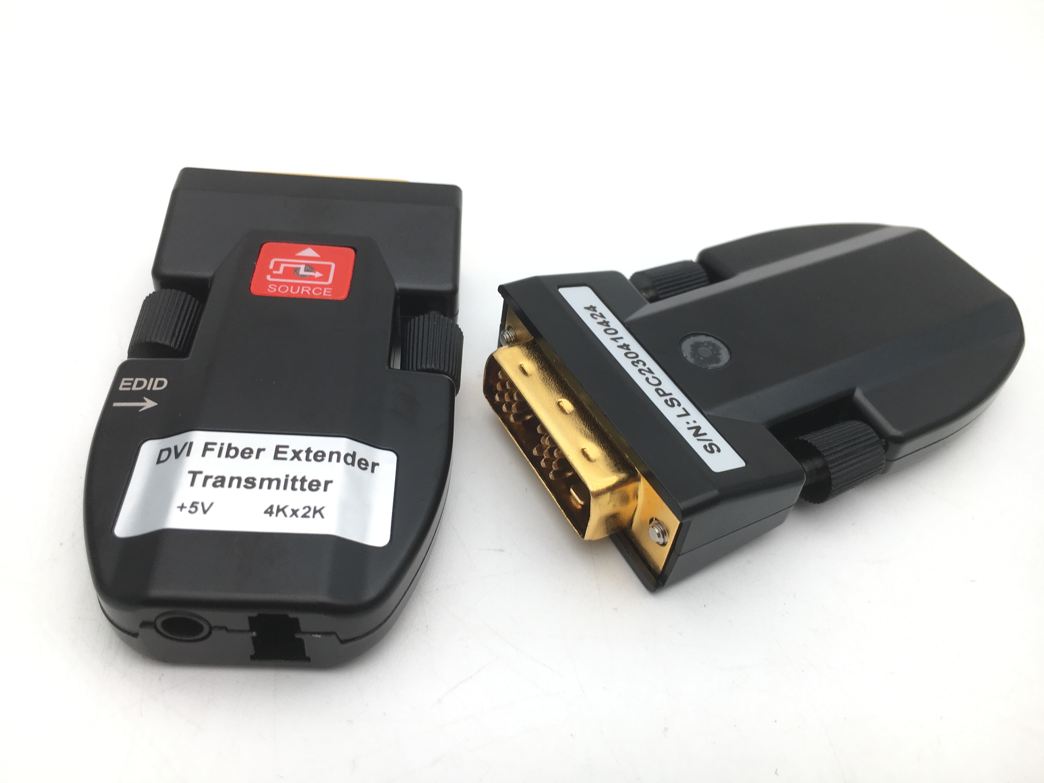 1xLC Detachable DVI Fiber Extender-4Kx2K@30HZ, Single-mode