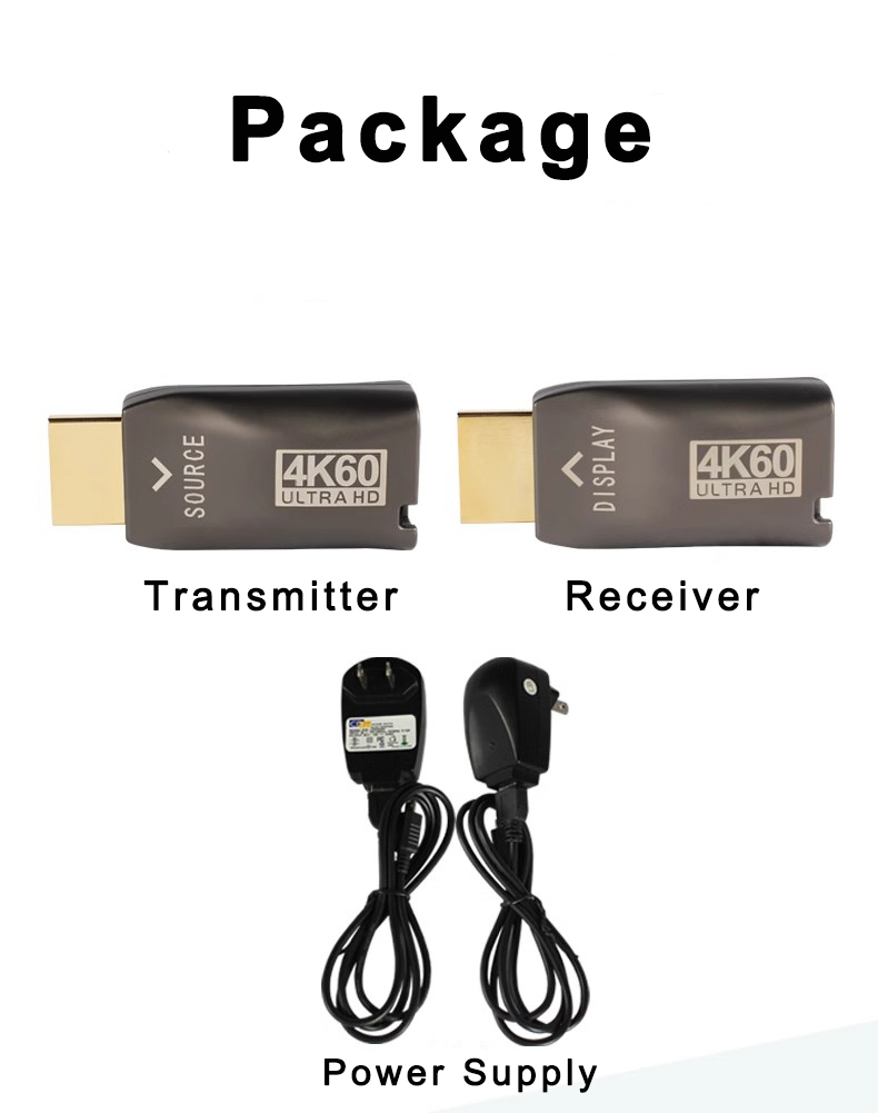 mini Detachable HDMI 2.0 Single Fiber Extender