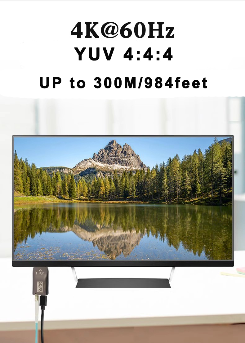 mini Detachable HDMI 2.0 Single Fiber Extender