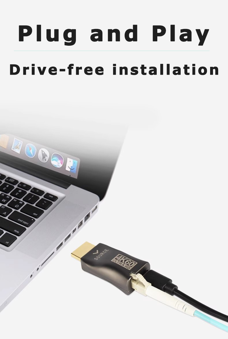 mini Detachable HDMI 2.0 Single Fiber Extender