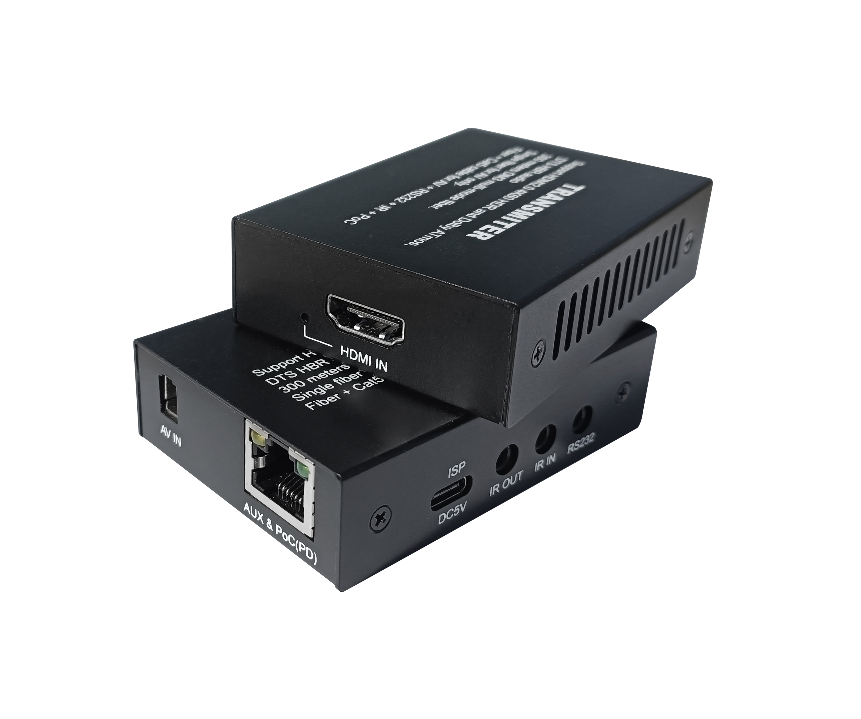 HDMI2.0 single fiber extender with POC
