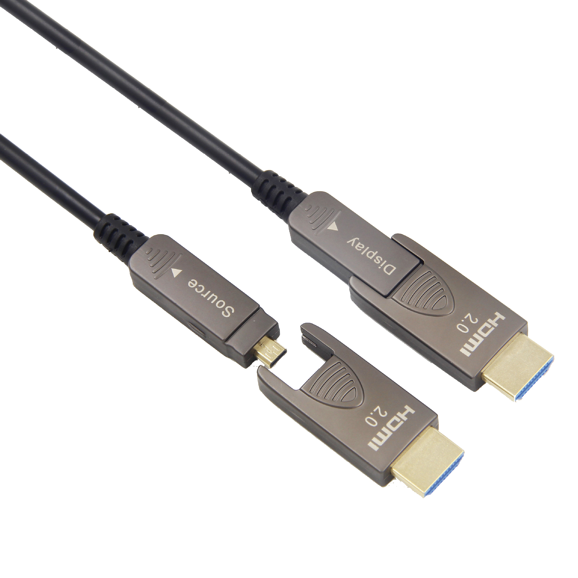 Detachable HDMI AOC Type-D to Type-D